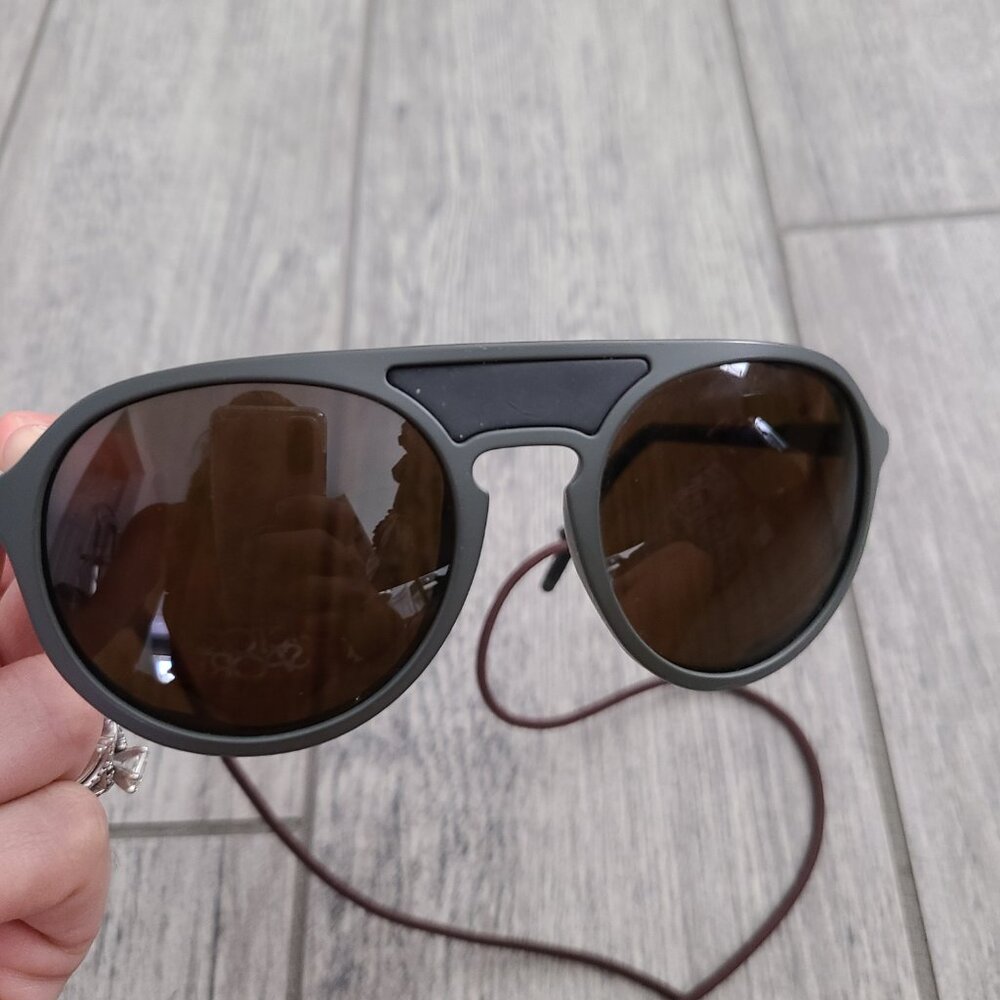 Vuarnet Ice Glacier Sunglasses Matte Green with Brown Lenses - Picture 10 of 13